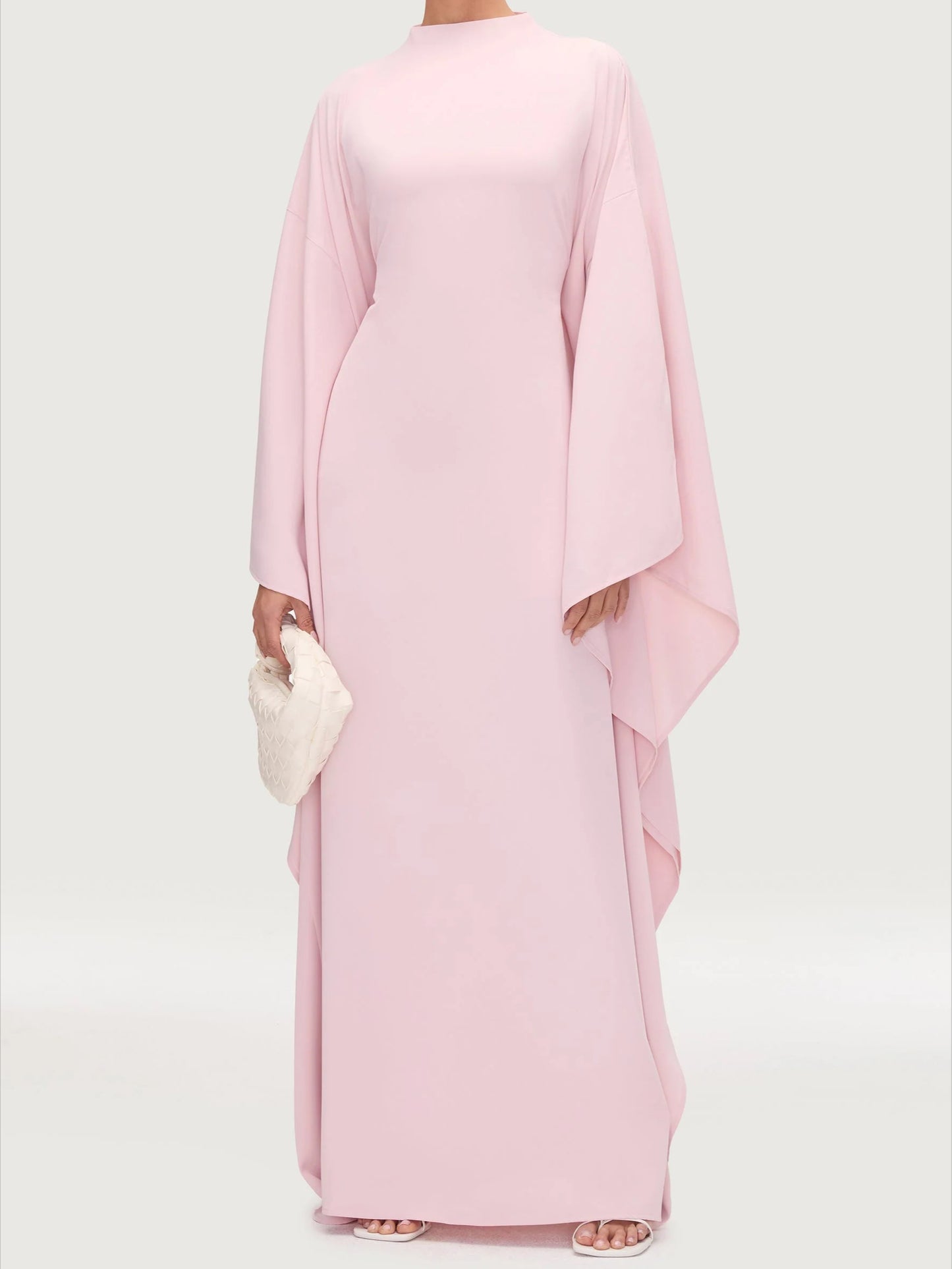Salma Wings Inner Tie Abaya Dress