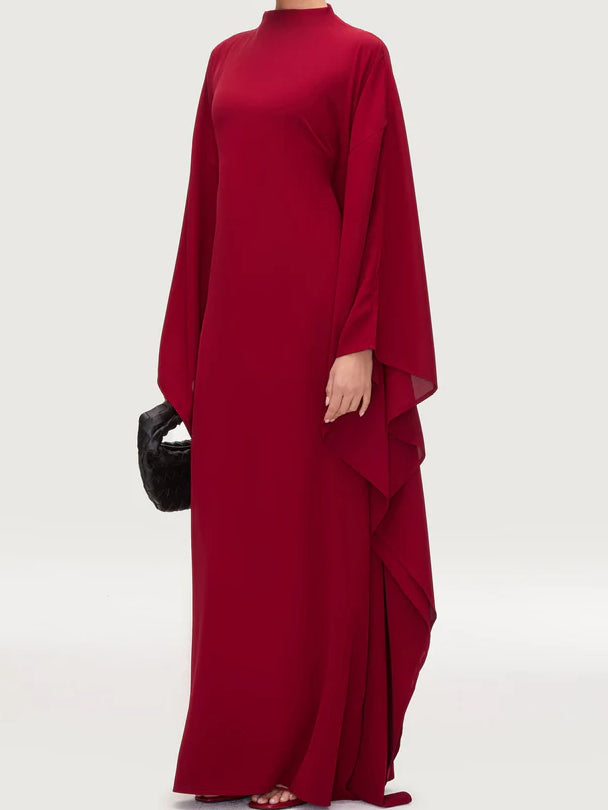 Salma Wings Inner Tie Abaya Dress