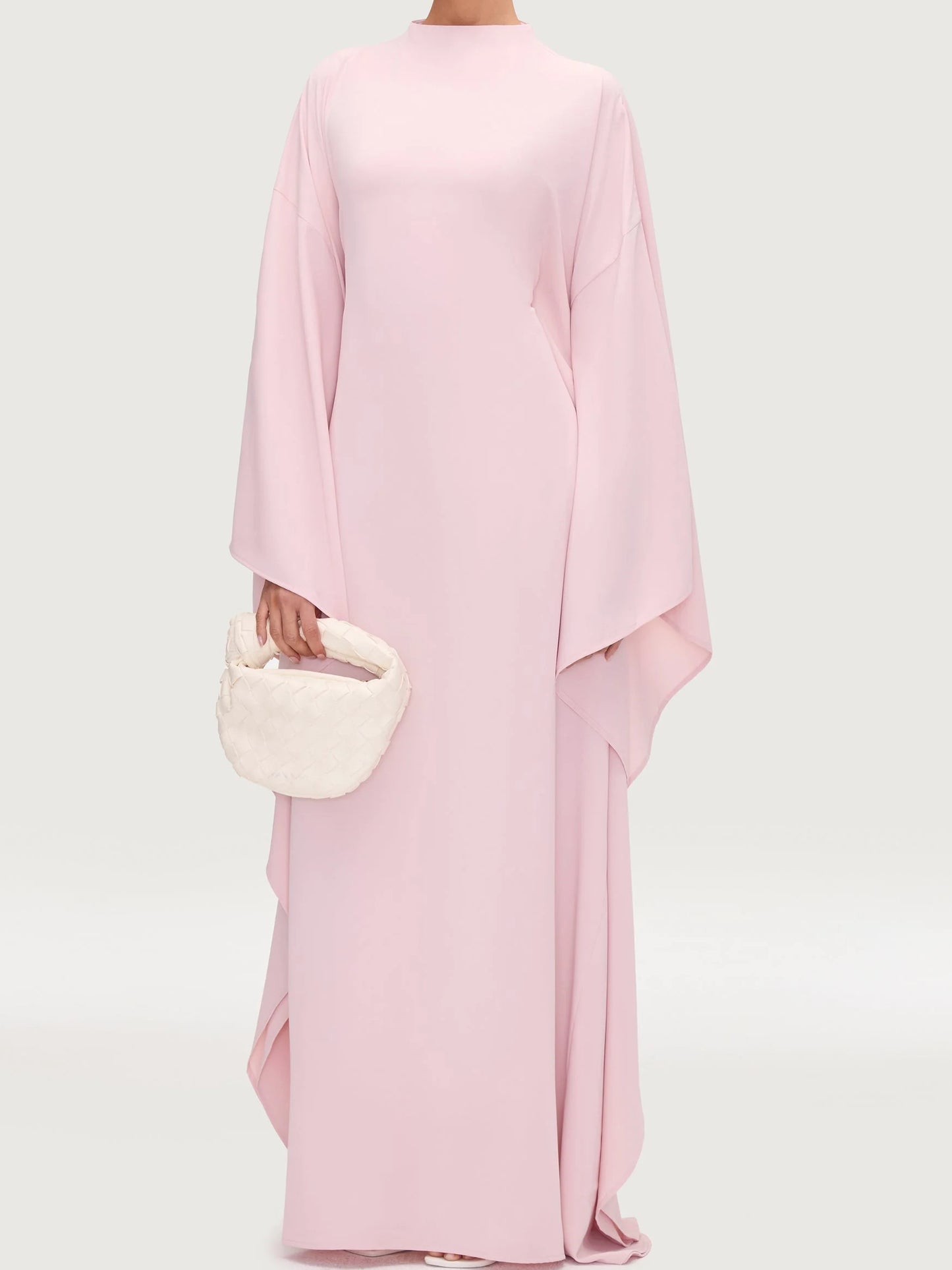 Salma Wings Inner Tie Abaya Dress
