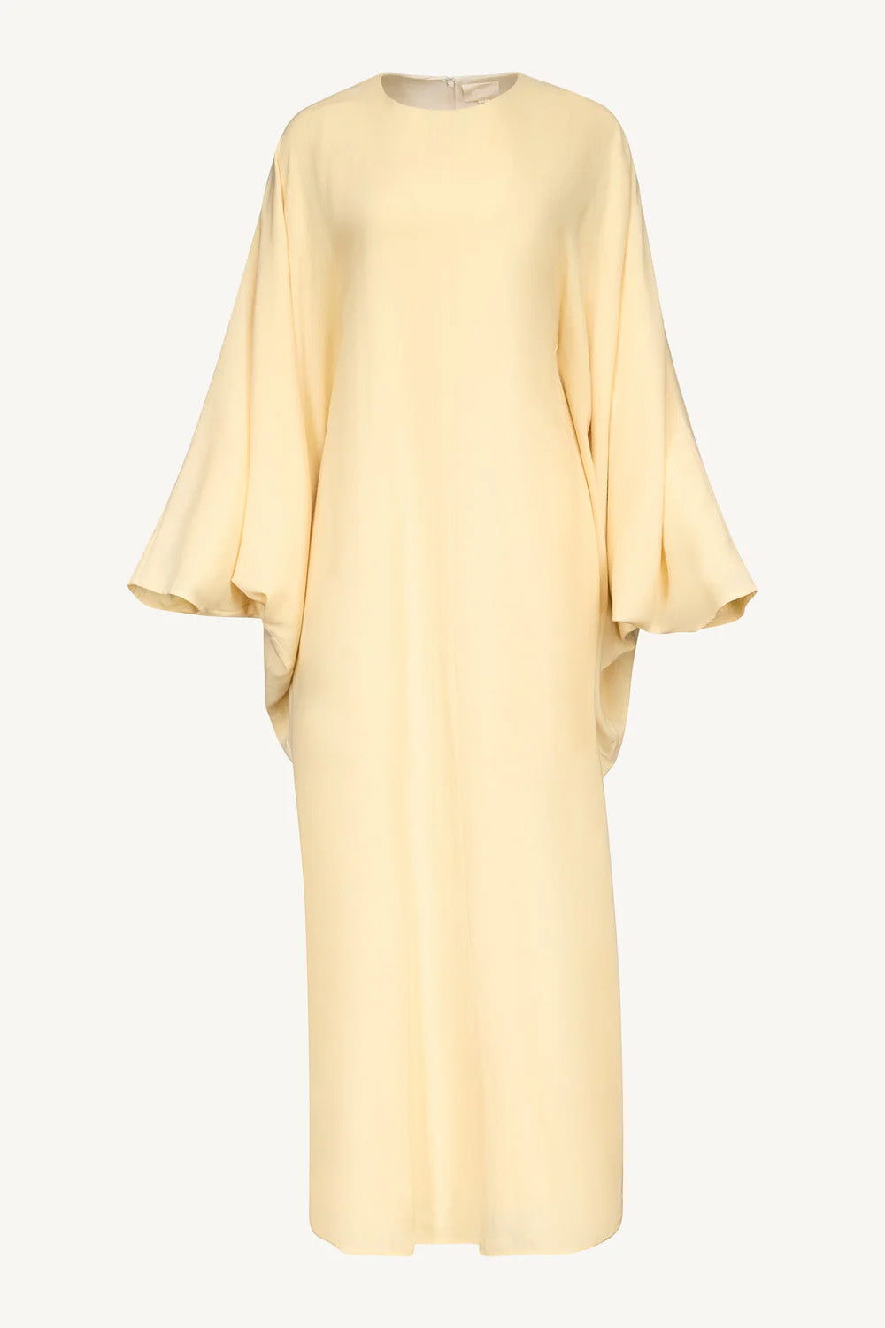 Ladies' Comfortable and Stylish Round-neck Dress-Yellow