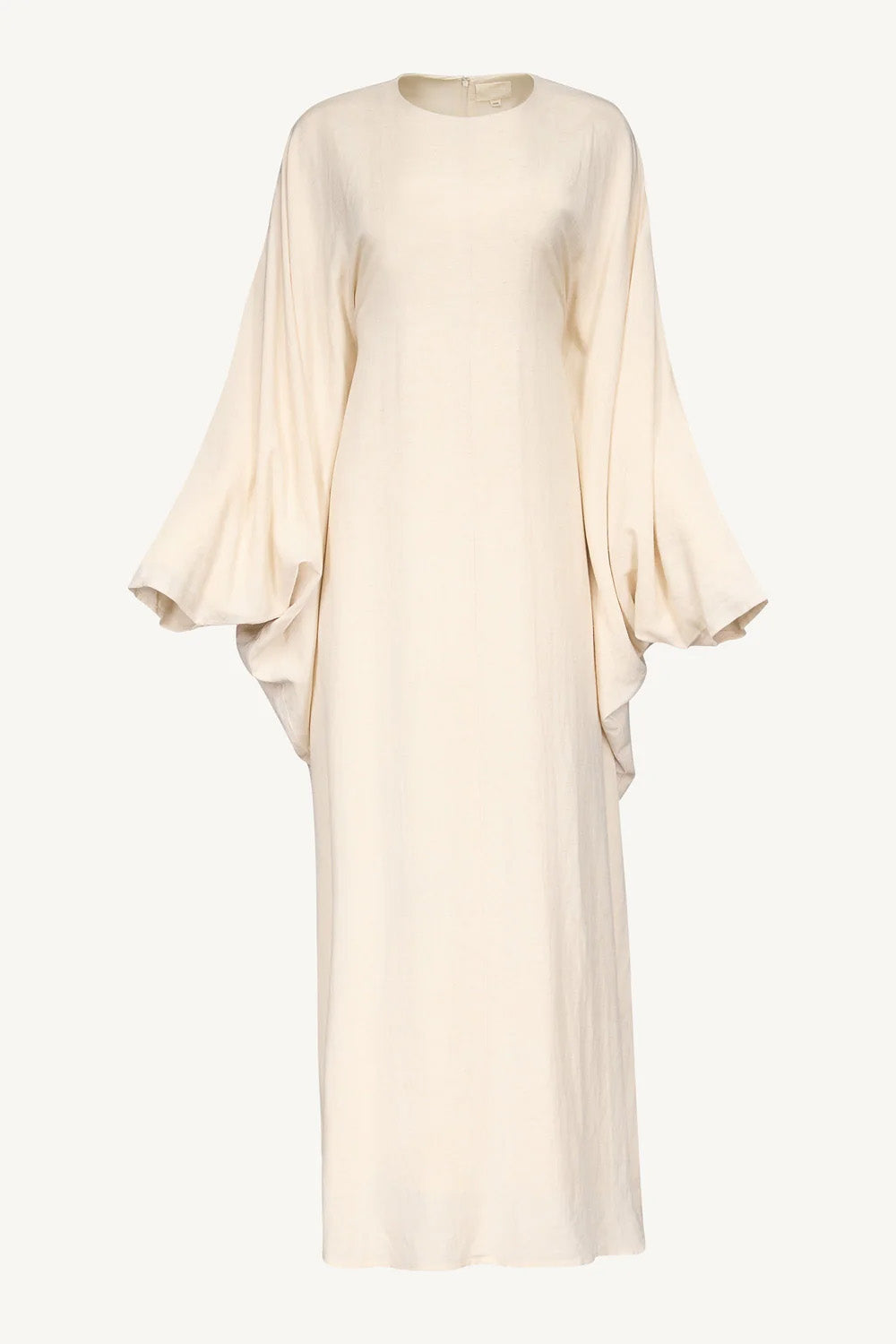 Ladies' Comfortable and Stylish Round-neck Dress-Beige