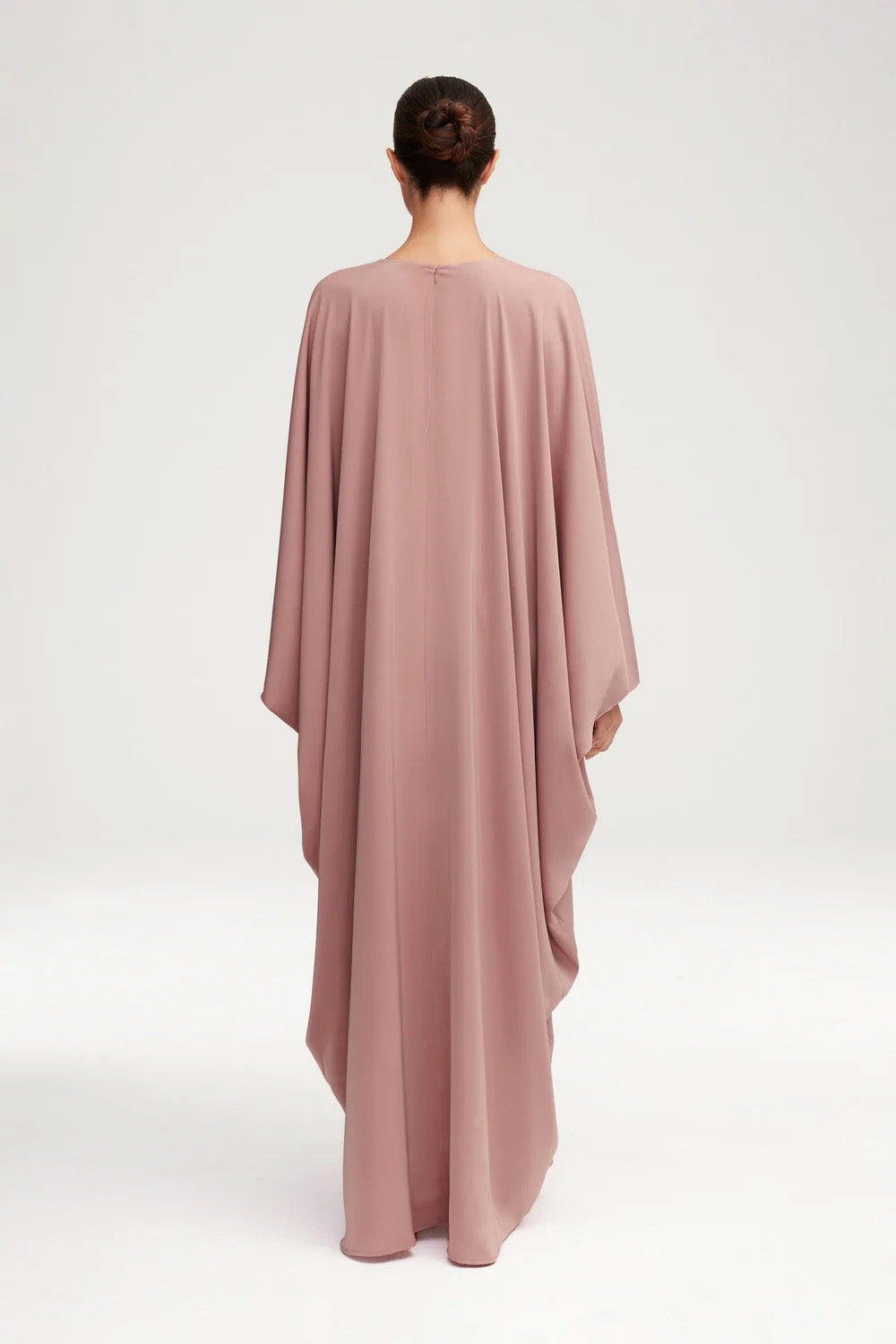 Women's Fashion Satin Robe Dress-Dusty Rose