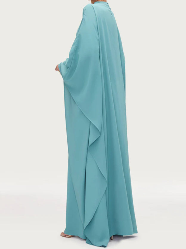 Salma Wings Inner Tie Abaya Dress