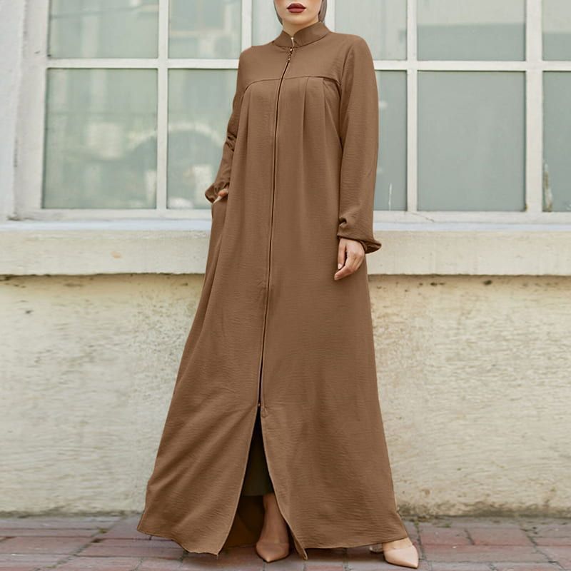Women's Stand-Up Collar Decent Dress