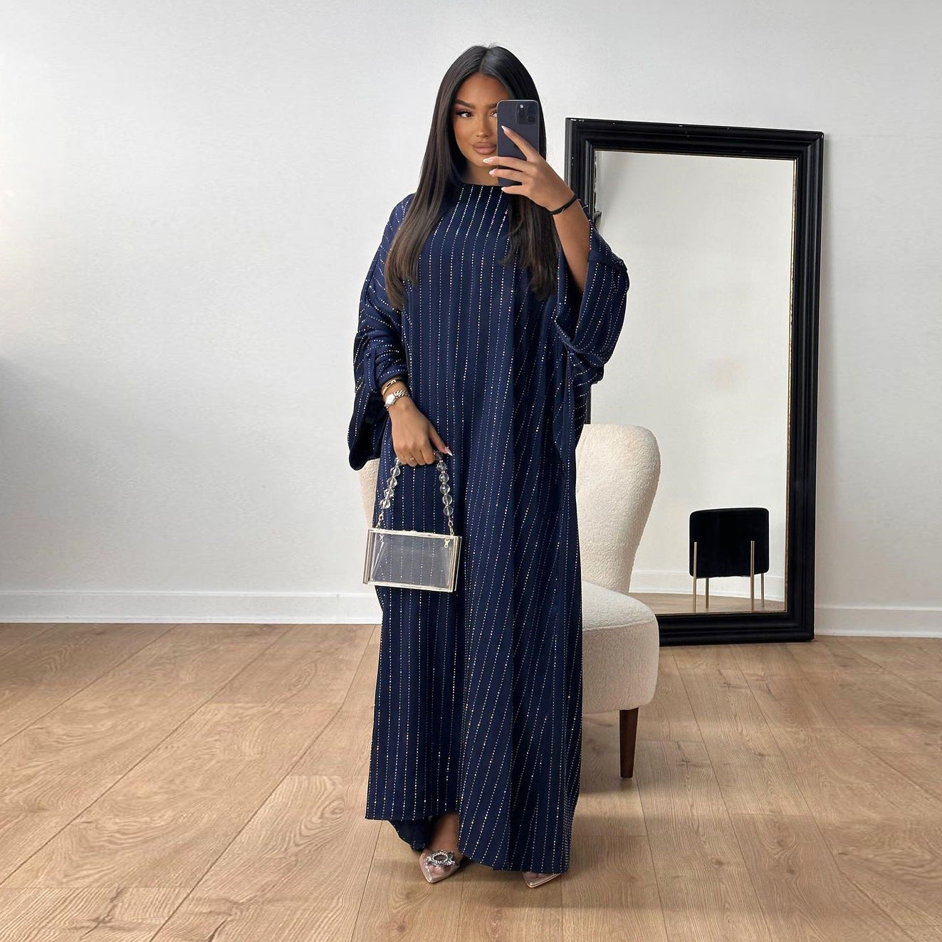 Elegant Modest Bridal Party Dress