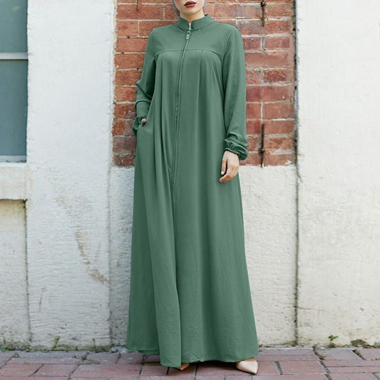 Women's Stand-Up Collar Decent Dress