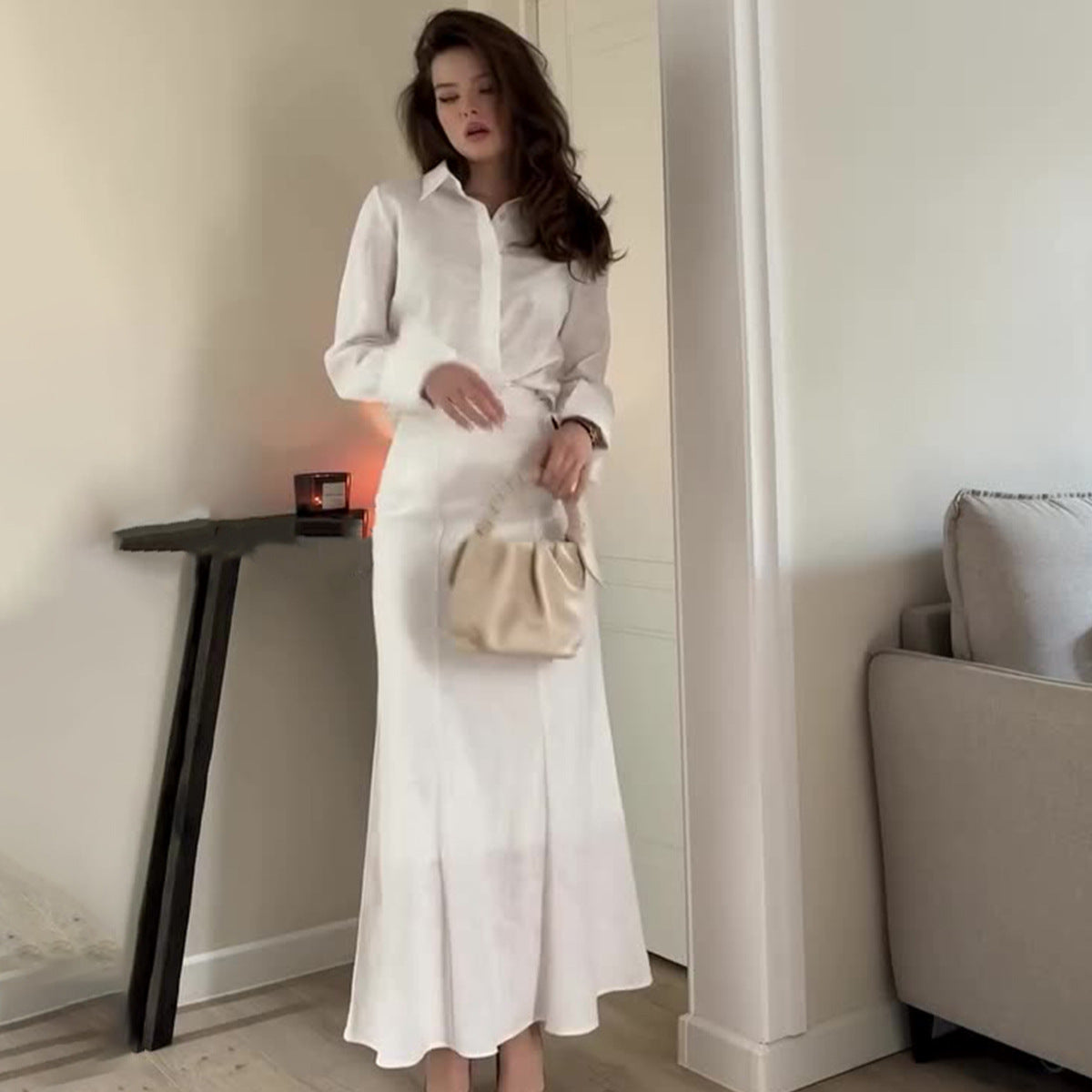 Women's Breathable, Casual and Elegant Two-piece Long Dress