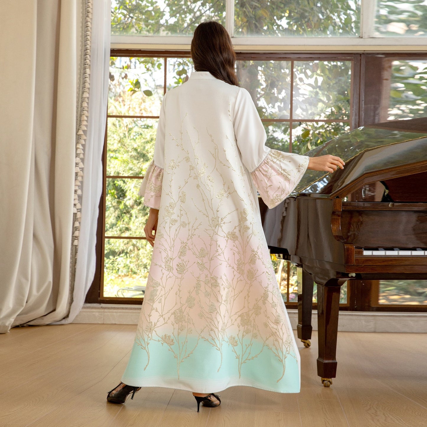 Elegant Muslim Style Evening Gown