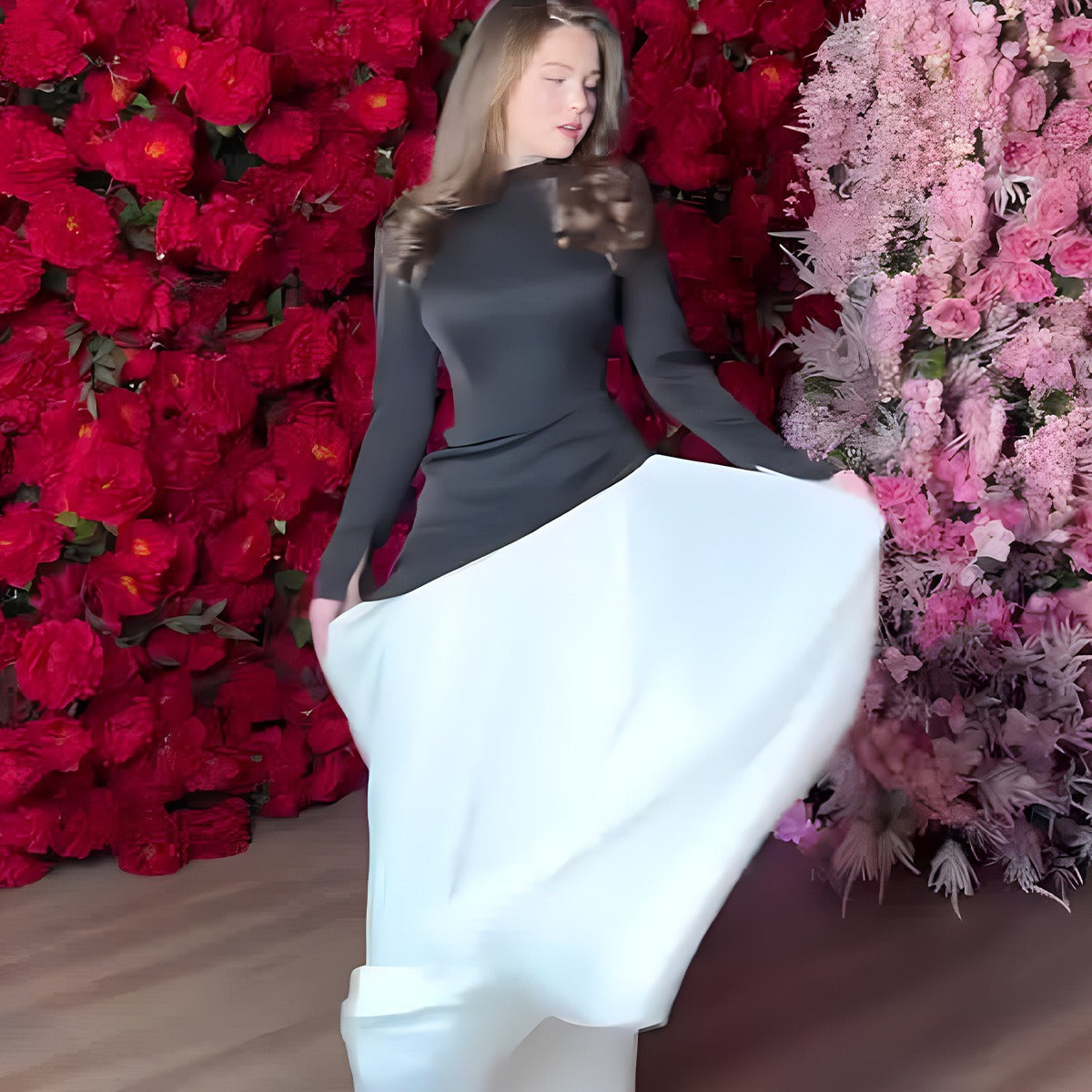Panelled with Pleated Waists for Oversized Dresses