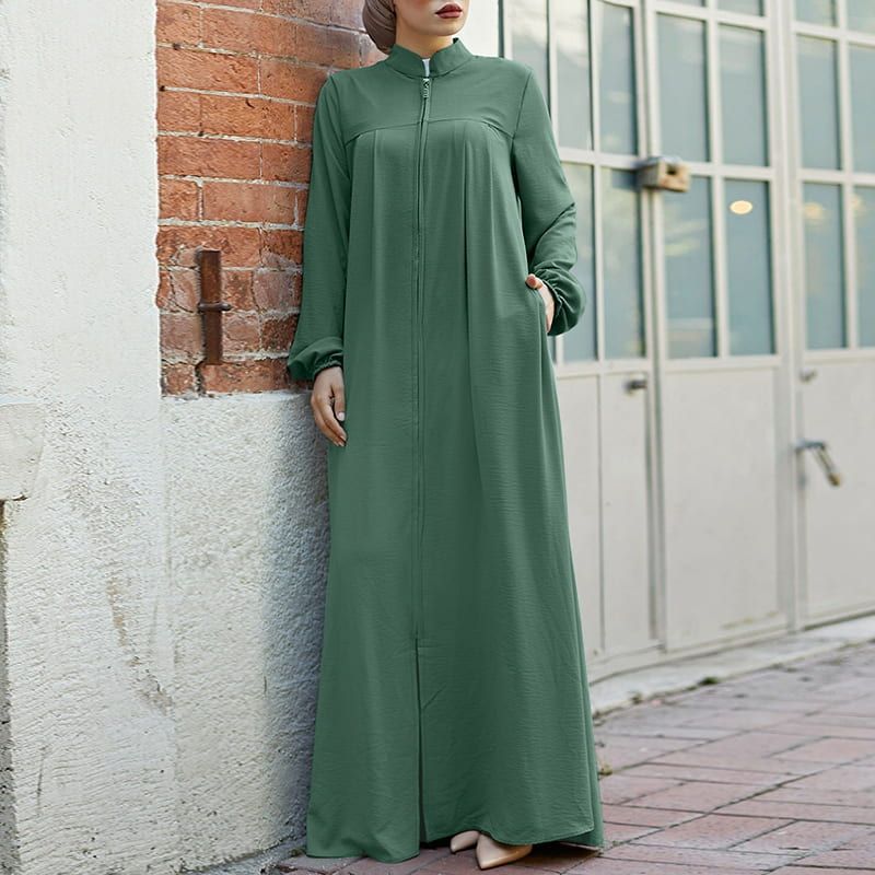 Women's Stand-Up Collar Decent Dress