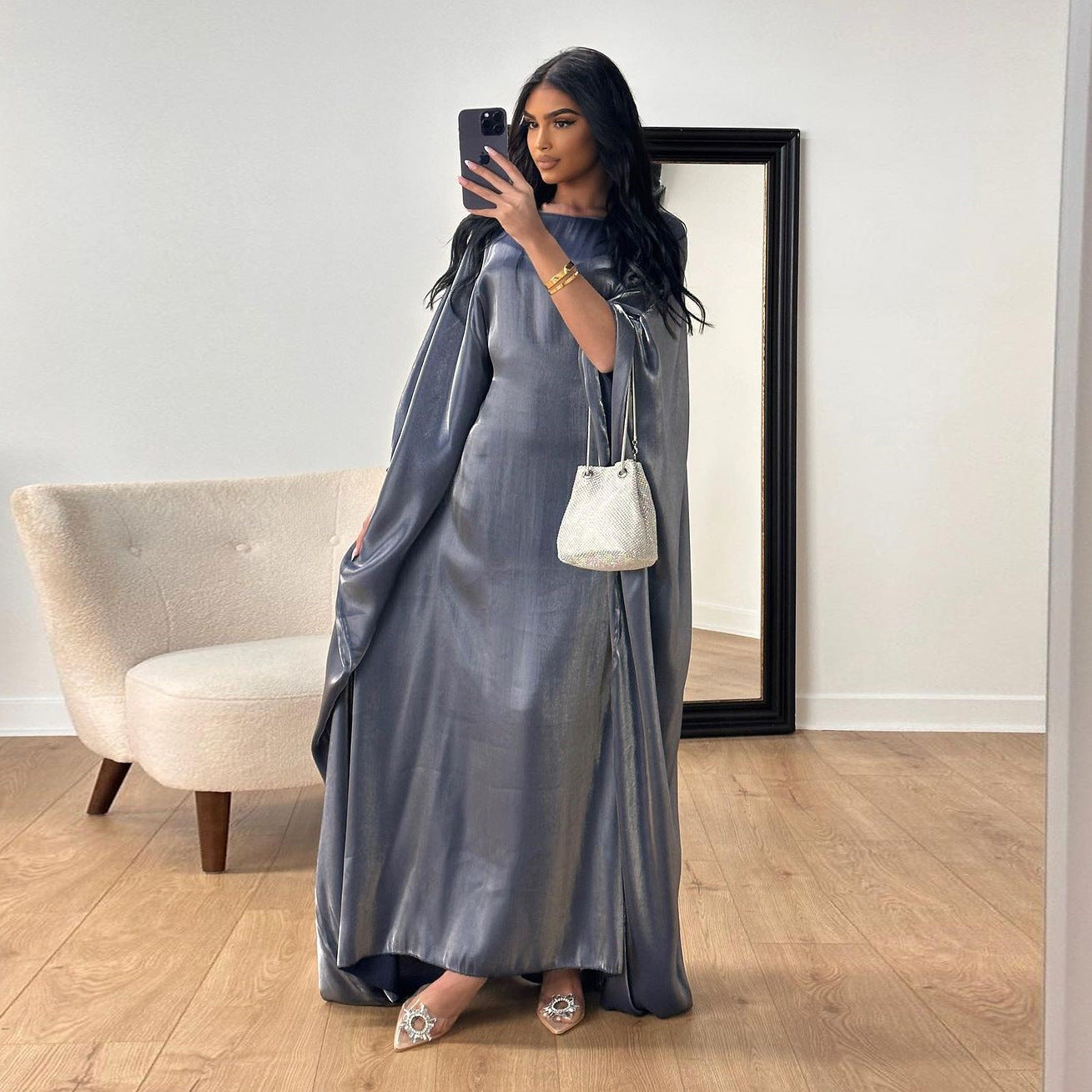 Sophisticated Elegant Black Mosque Dress