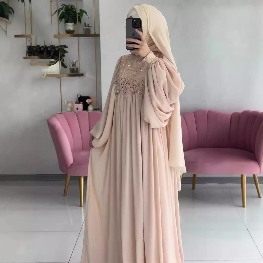 Women's Sequin Maxi Dress