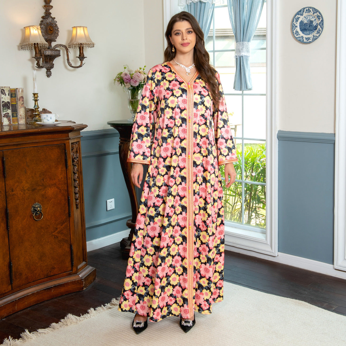 Stylish Plus Size Evening Dress