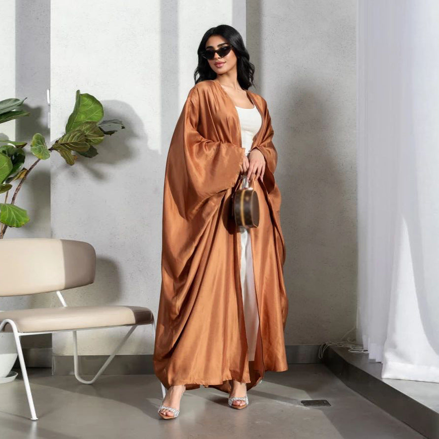 Flattering Plus Size Open Abaya