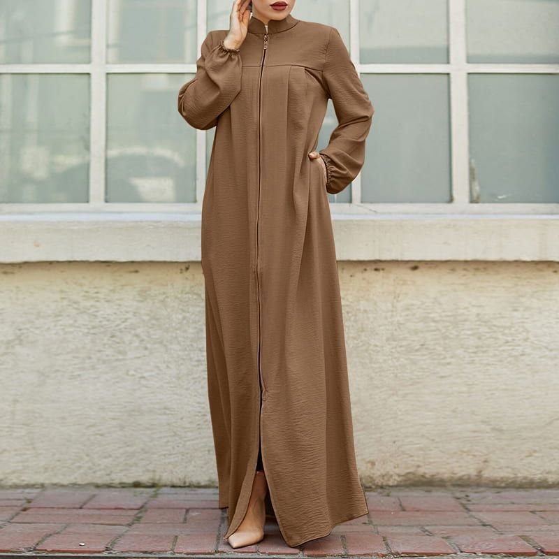 Women's Stand-Up Collar Decent Dress