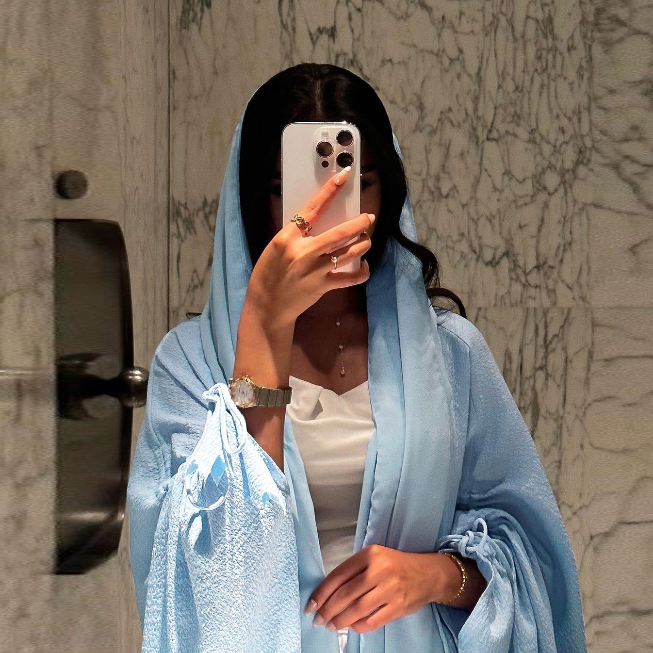 Trendy Open Abaya Style Robe