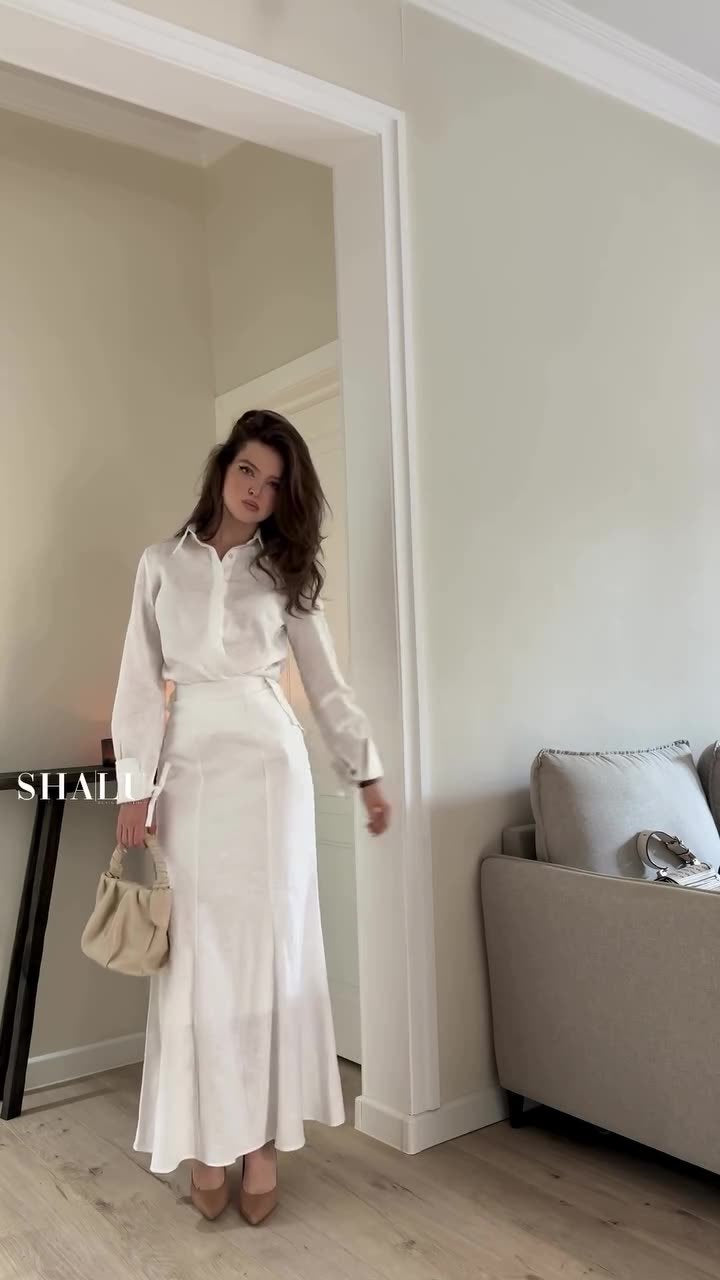 Women's Breathable, Casual and Elegant Two-piece Long Dress