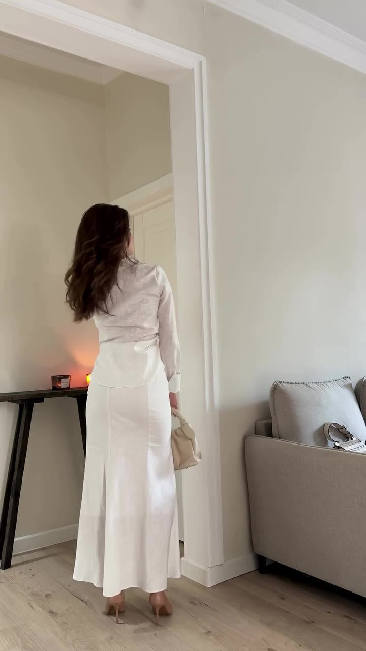 Women's Breathable, Casual and Elegant Two-piece Long Dress