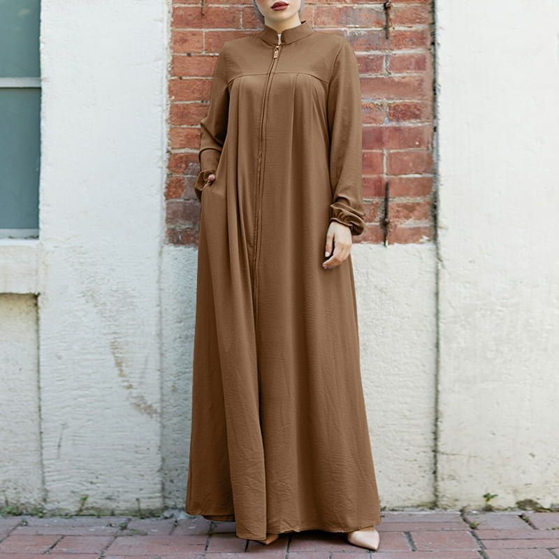 Women's Stand-Up Collar Decent Dress