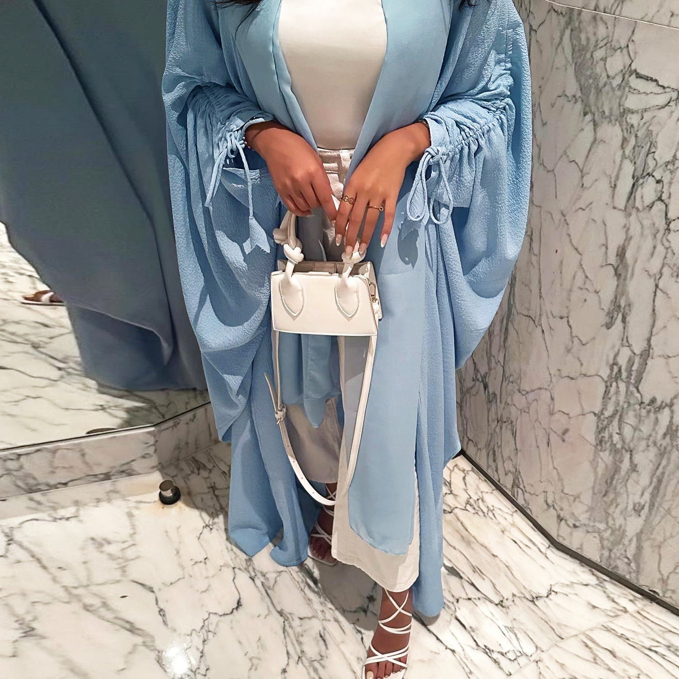 Trendy Open Abaya Style Robe