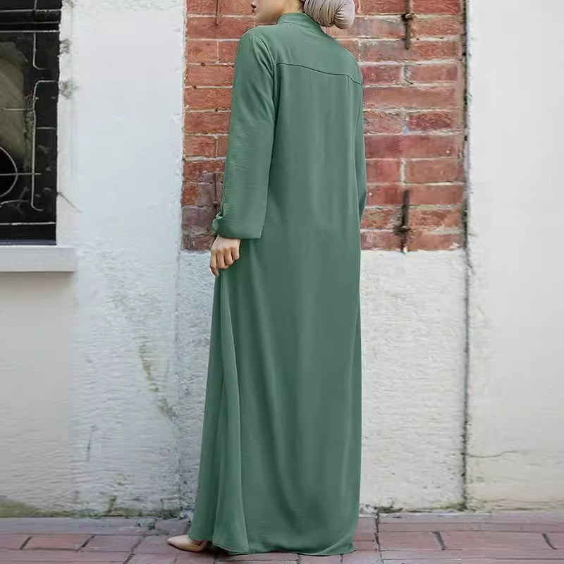 Women's Stand-Up Collar Decent Dress
