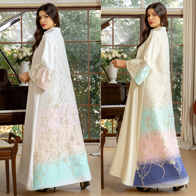 Elegant Muslim Style Evening Gown