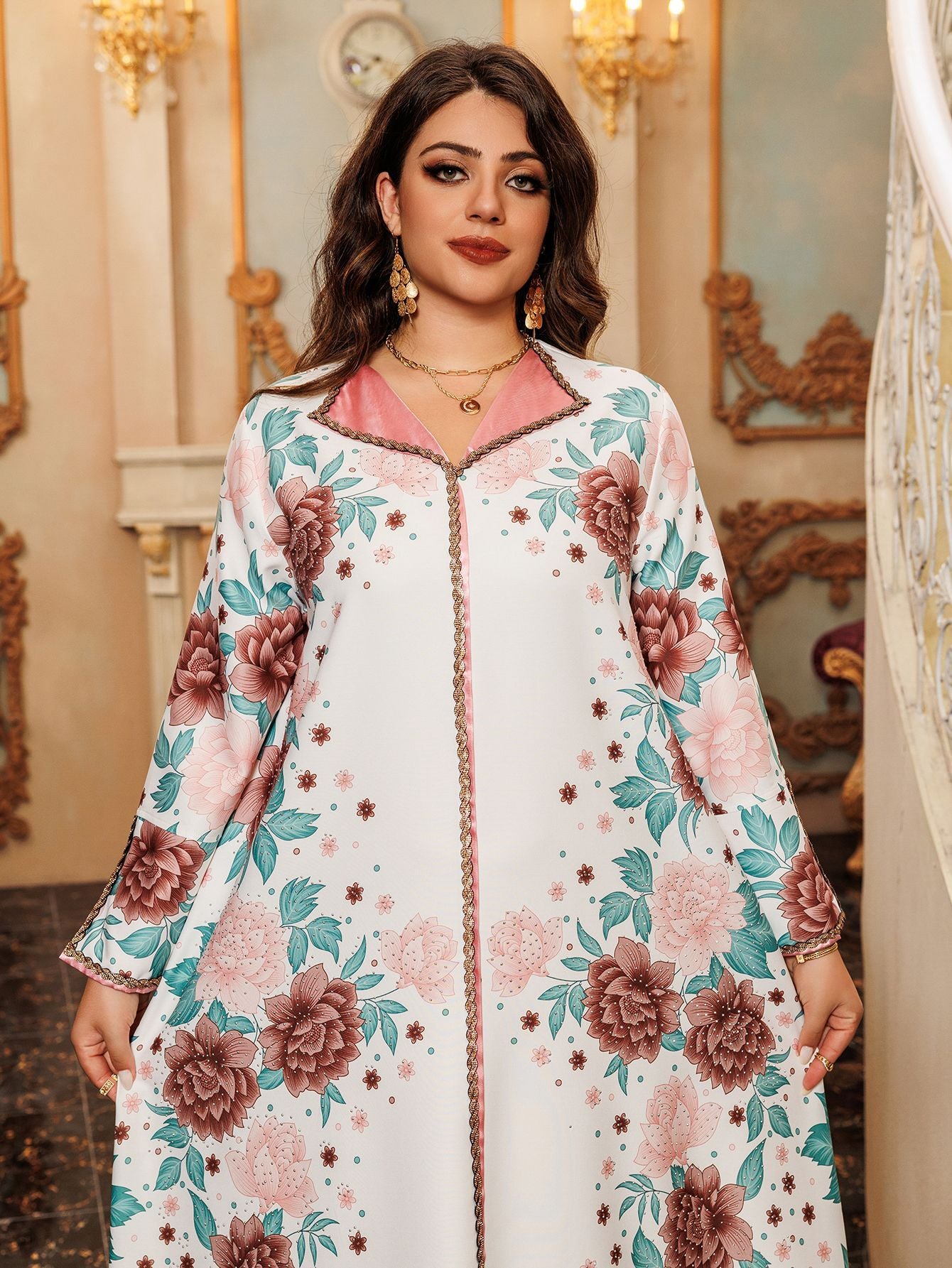 Beautiful Wedding Party Modest Dress - White