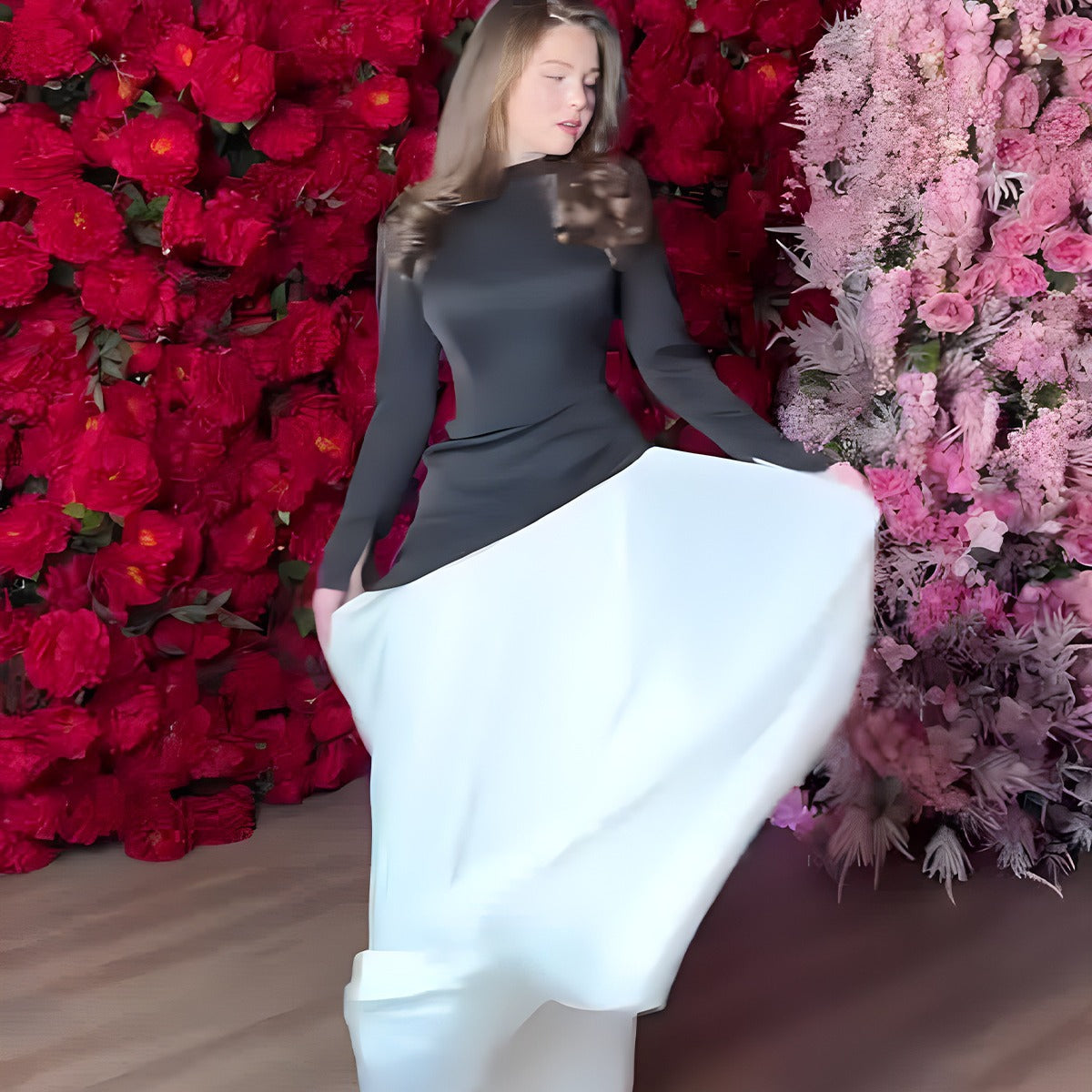 Panelled with Pleated Waists for Oversized Dresses