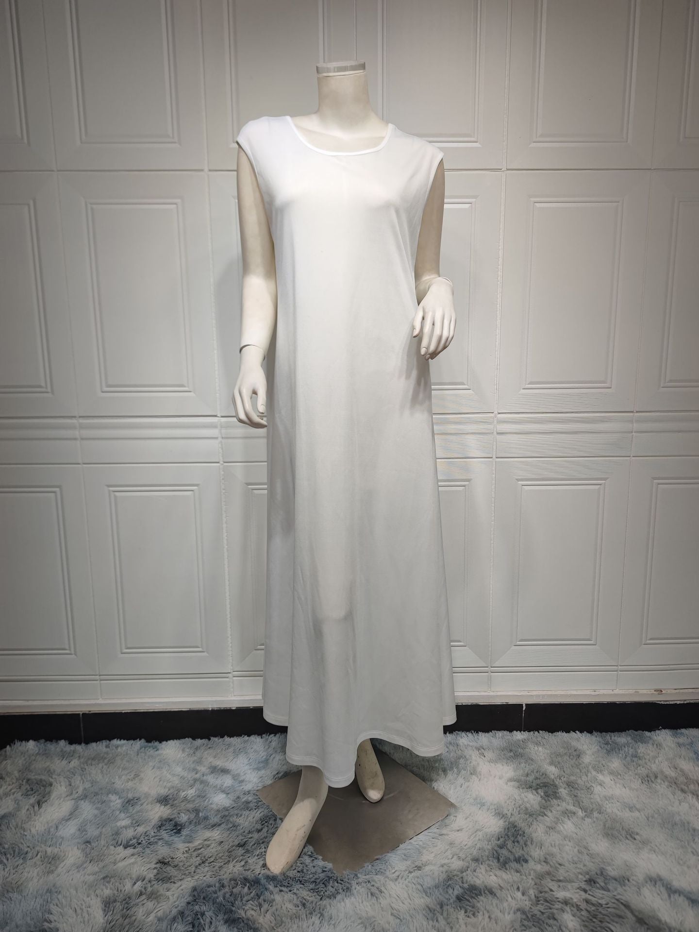 Luxury Satin Open Front Abaya