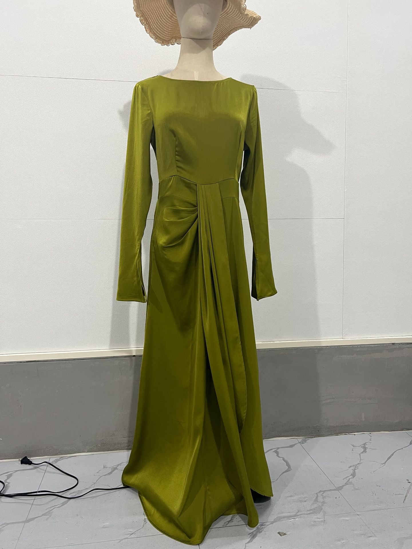 Women's Satin Banquet Maxi Dress