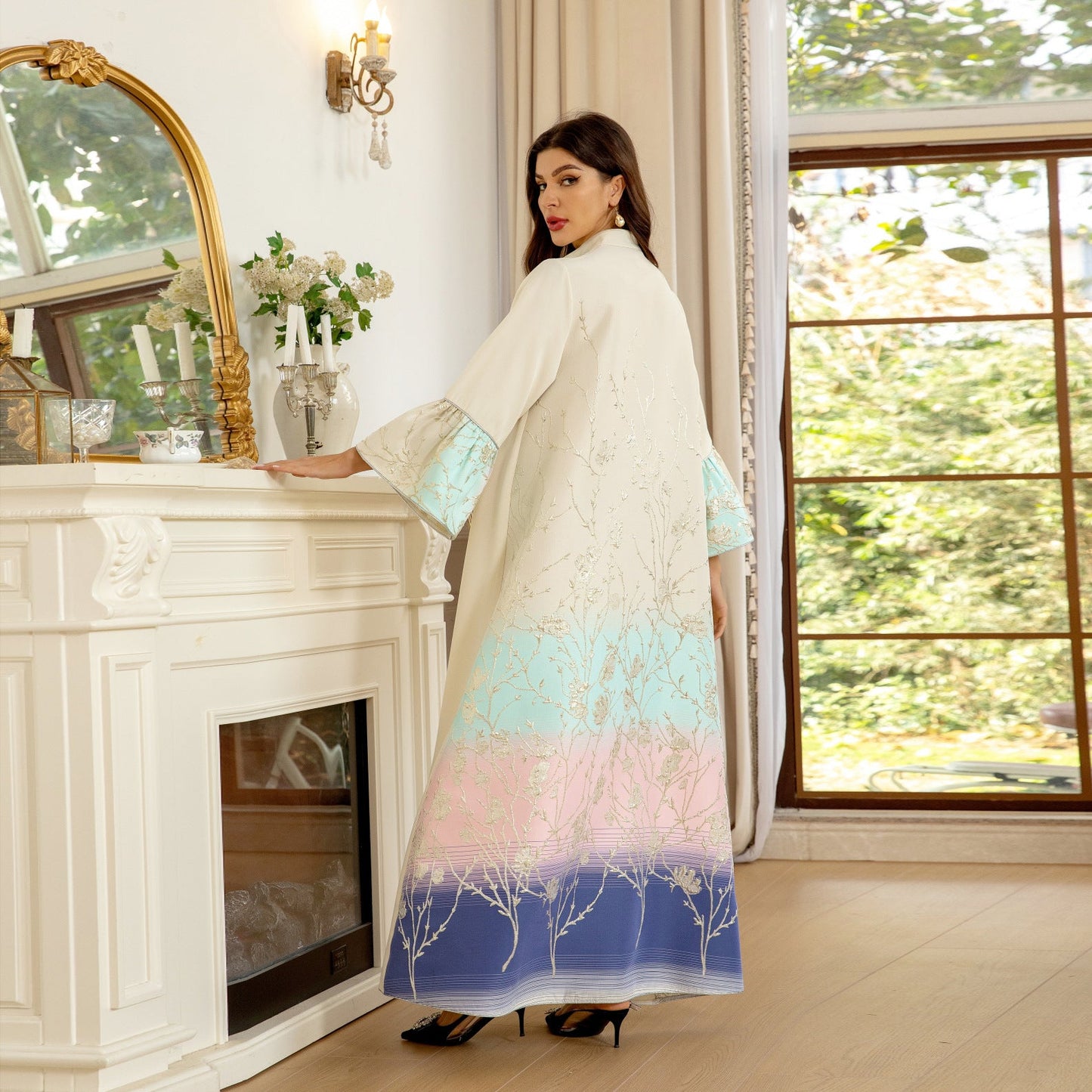 Elegant Muslim Style Evening Gown