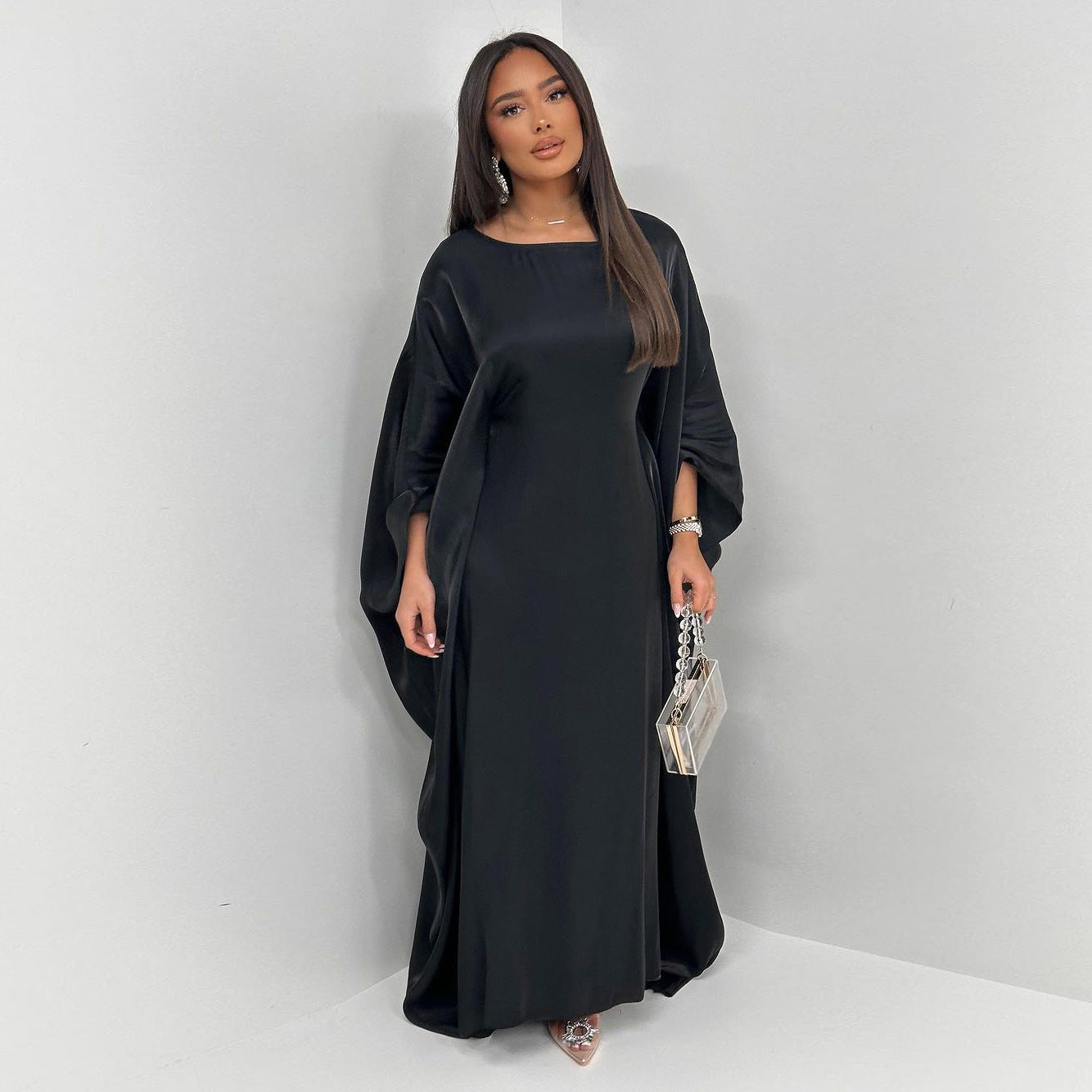 Sophisticated Elegant Black Mosque Dress