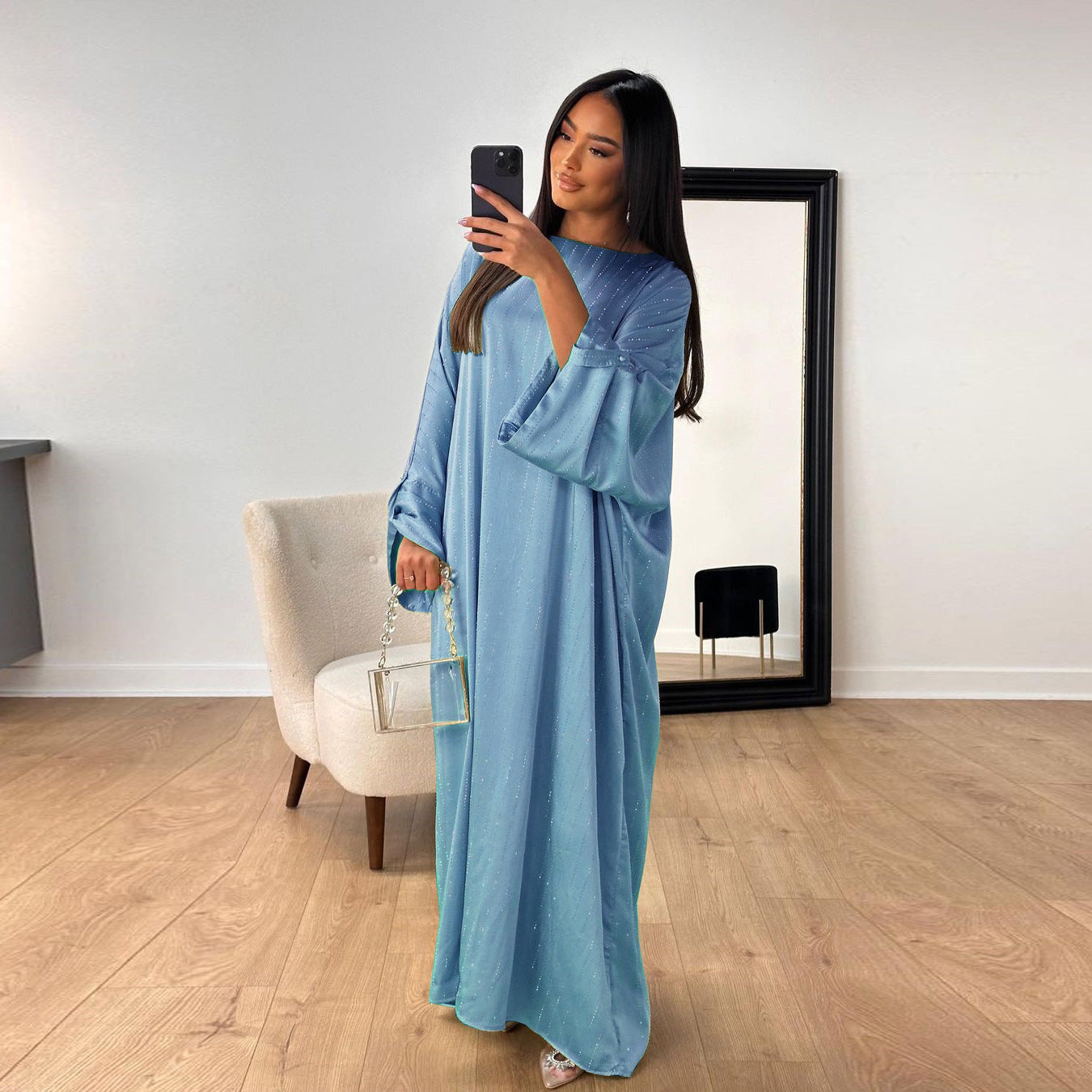 Elegant Modest Bridal Party Dress