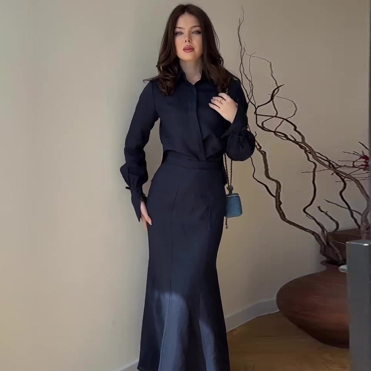 Women's Breathable, Casual and Elegant Two-piece Long Dress