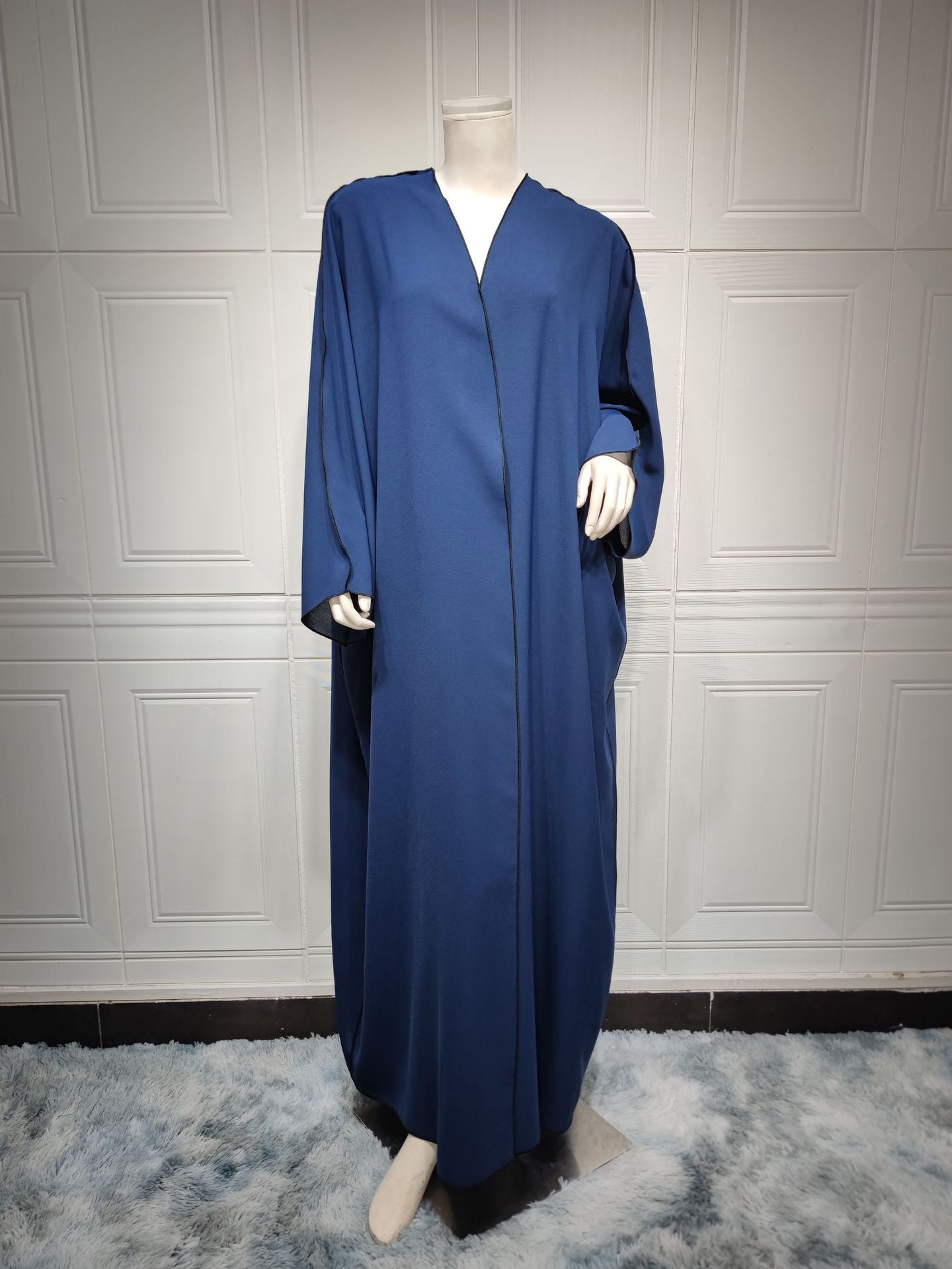 Chic Open Front Abaya Dress