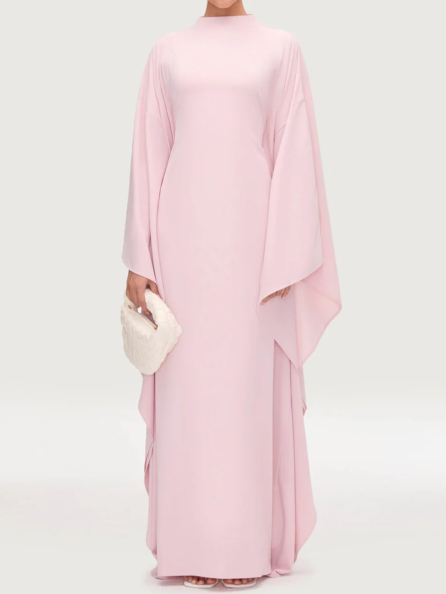 Salma Wings Inner Tie Abaya Dress