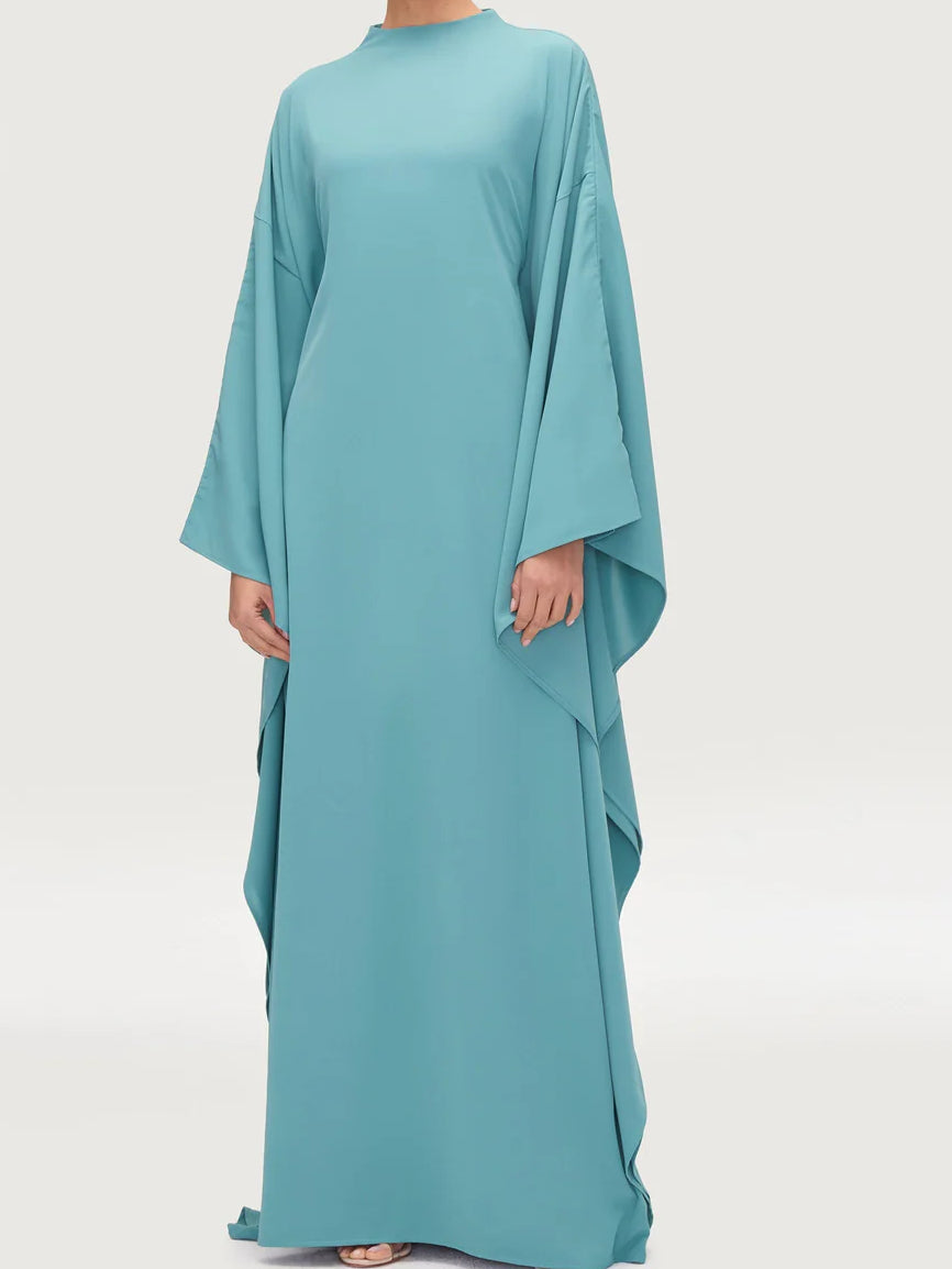 Salma Wings Inner Tie Abaya Dress