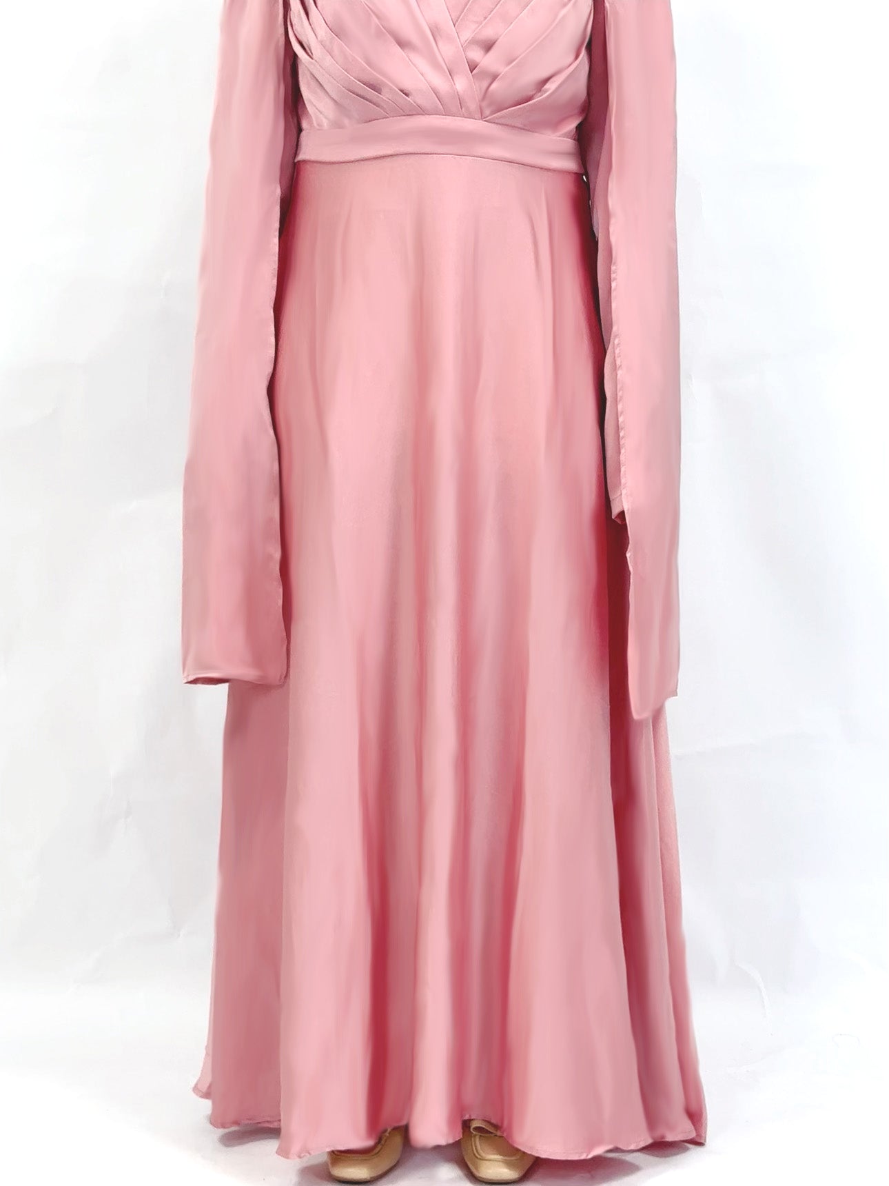 Women's Cape Sleeve Elegant Stylish Party Abaya Dress