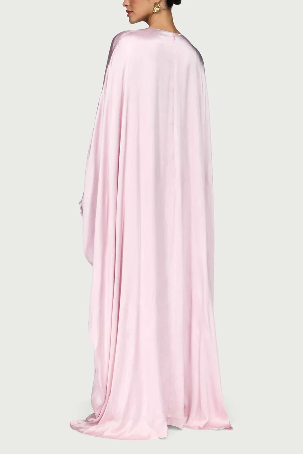 Satin Inner Tie Back Maxi Dress