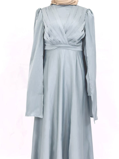 Women's Cape Sleeve Elegant Stylish Party Abaya Dress