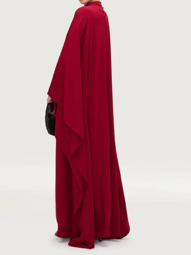 Side Wings Inner Tie Abaya Dress