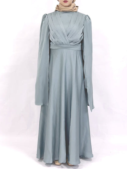 Women's Cape Sleeve Elegant Stylish Party Abaya Dress