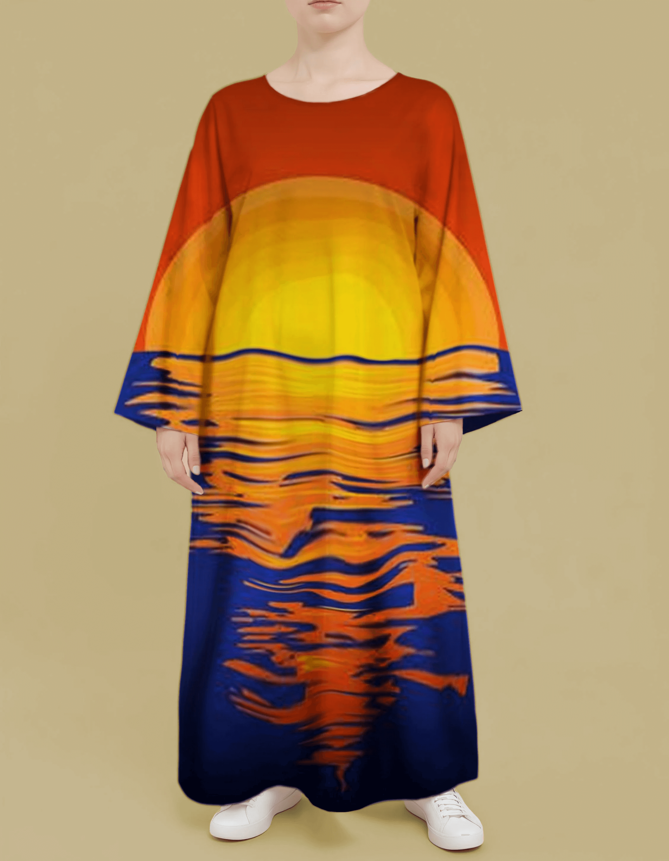 Plus Size Floral Nursing Kaftan