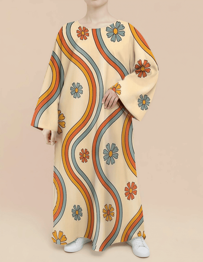 Plus Size Floral Nursing Kaftan