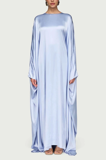 Satin Inner Tie Back Maxi Dress