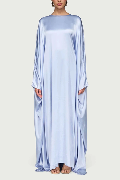 Satin Inner Tie Back Maxi Dress