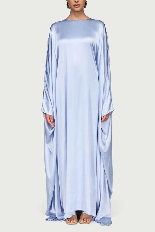 Satin Inner Tie Back Maxi Dress