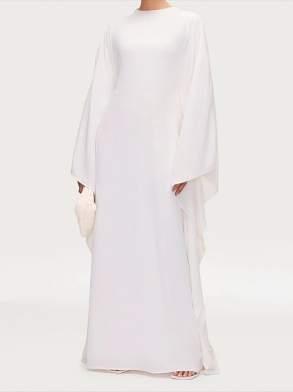 Salma Wings Inner Tie Abaya Dress