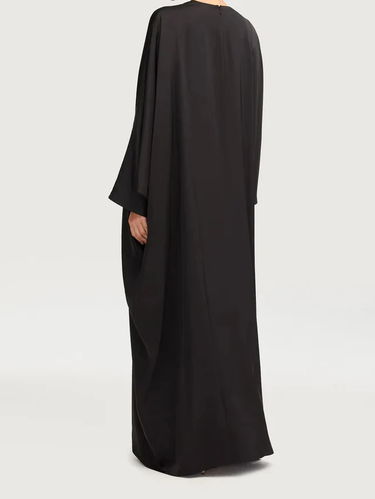 Mahina Tie Bow Satin Kaftan