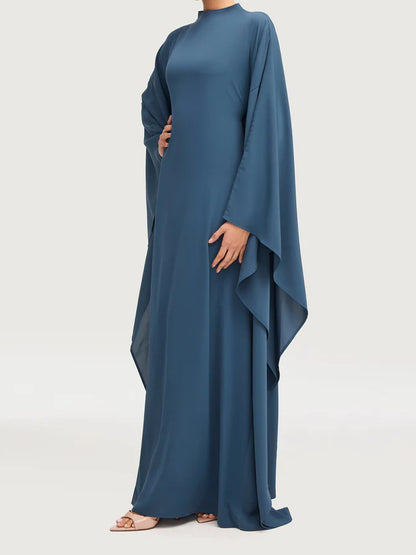 Salma Wings Inner Tie Abaya Dress
